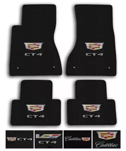 Lloyd Mats For 20-Up Cadillac CT4 | ULTIMAT Carpet Floor Mats-Choose Logo &Color - Picture 1 of 22