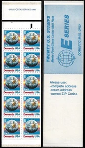 1988 Earth Domestic - complete Booklet # Scott 2282a MNH VF-XF - Picture 1 of 1
