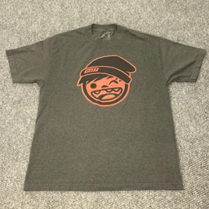 Neff Tee Shirt Mens Large Gray Short Sleeve Made In USA Y2K - Picture 1 of 6
