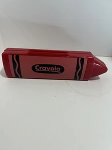 Calculadora de caja de lápices Crayola roja vintage 2000 con funcionamiento - Imagen 1 de 5