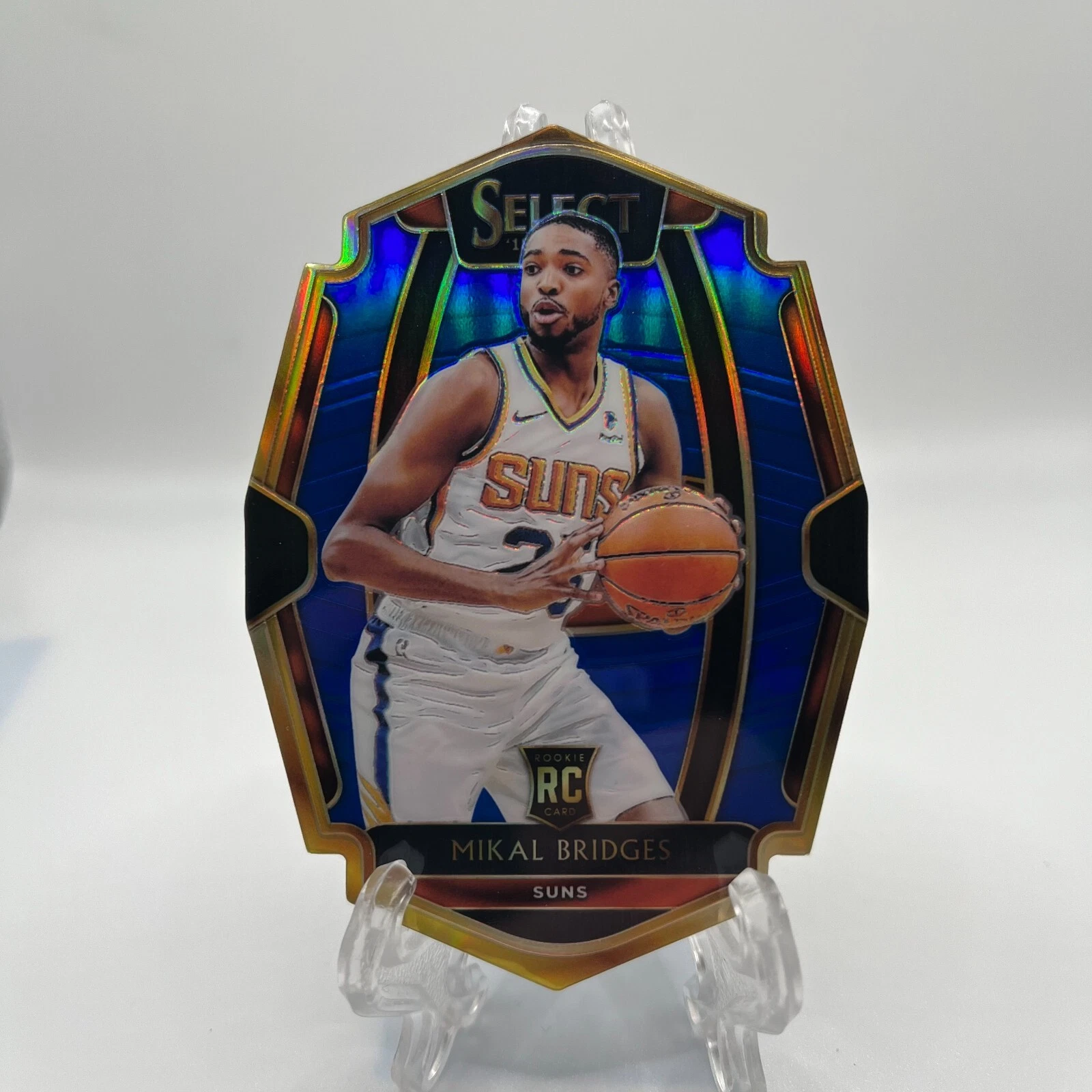 2018-19 Panini Select Premier Level Blue Prizm /249 Mikal Bridges #192 Rookie RC