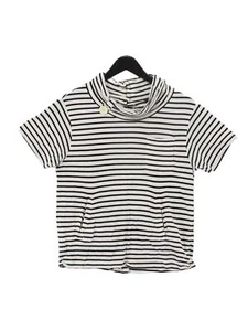 Top básico para mujer French Connection L blanco 100 % algodón - Imagen 1 de 5