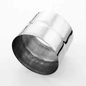 Adaptador de tubo de escape para estufa de leña ID de 6" a 6" acero inoxidable pulido de 5" de largo - Imagen 1 de 3