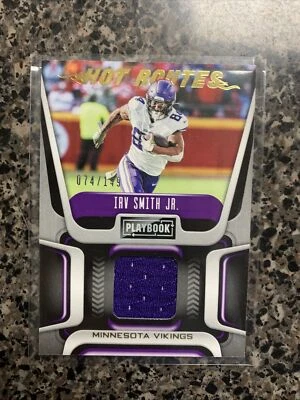 2020 PlaybooK Hot Routes IRV SMITH JR. Jersey /149 - Image 1 of 2