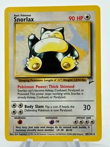 Snorlax Base Set 2 Pokemon TCG - Bild 1 von 2