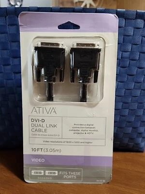 ATIVA DVI-D Dual Link Cable (10ft) - Image 1 of 3