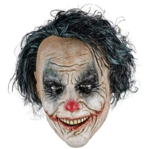 Verrückter Clown 30035 Joker Vollkopf Kostüm Latex Maske Cosplay Erwachsene Einheitsgröße - Bild 1 von 5