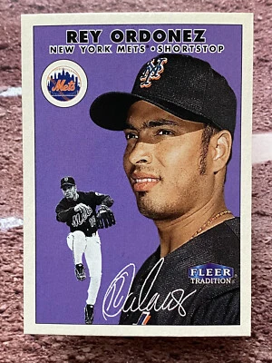 2000 Fleer Tradition Rey Ordonez #105 New York Mets - Image 1 of 2