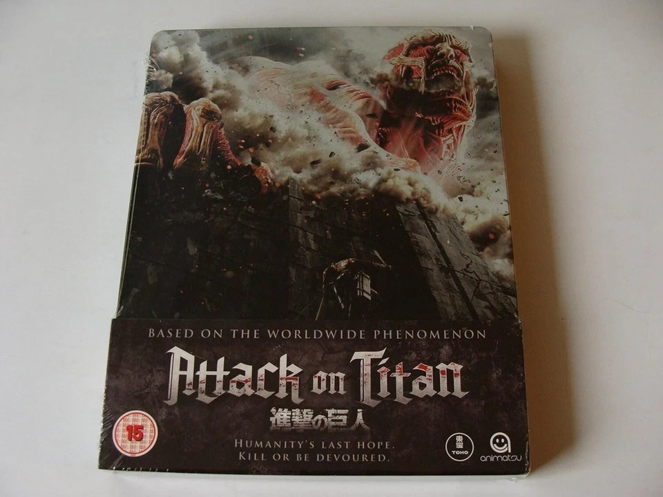 Attack on TITAN Limited Edition Steelbook DVD Original UK Release R2