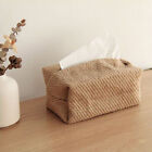 Japanese-Style Jute Tissue Case Napkin Holder For Living Room Table Tissue Boxes