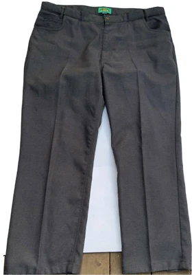 Pantalones Haband's Fit Forever para hombre talla 44L X 31 gris oscuro sarga 5 bolsillos Foto 1 de 4