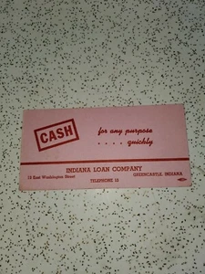 Secador de tinta vintage INDIANA CREDIT COMPANY Greencastle, Indiana - Imagen 1 de 4