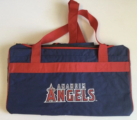 MLB Anaheim Angels Blue Duffle Bag Xtra Sports 690AM Stadium Giveaway NWT Cover
