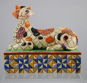 Jim Shore Calliope Calico Katze Kätzchen Figur Deko Enesco Heartwood Creek 2005 - Bild 1 von 10