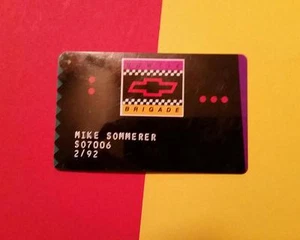 VINTAGE RARE "1992 BOWTIE BRIGADE MEMBERSHIP CARD - CHEVROLET - CHEVY" - Picture 1 of 1