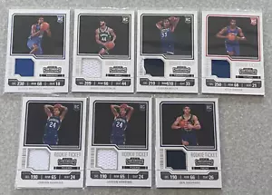 Lot of (7) 2023 Panini Contenders Basketball Rookie Ticket Patches RCs - Picture 1 of 2