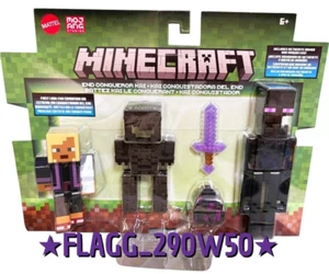 NUOVO! Minecraft END CONQUEROR KAI Deluxe FIRST LOOK Figure Pack 2025 ***LEGGI*** - Foto 1 di 3