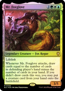 MTG FOIL Mr. Foxglove - Bloomburrow Commander #006 - Imagen 1 de 1