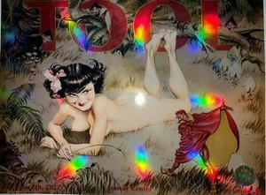 2022 HERRAMIENTA ORLANDO PÓSTER CONCIERTO TOUR 2/8/22 FRANK FRAZETTA CHICAS /580! - Imagen 1 de 2