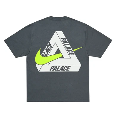 PALACE WINTER2025 NIKE TRI-SWOOSH T-SHIRT BLACK WHITE CHAOCOAL S-XXL - Image 1 of 4