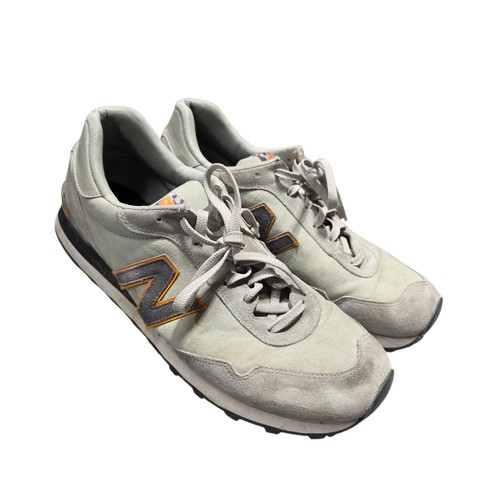 New Balance 515 Sneakers Scamosciate Casual Scarpe da Corsa Grigio Arancione Accenti Uomo 15