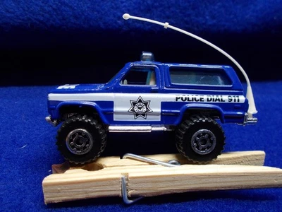 MATCHBOX  MB50 4x4 Chevy Blazer (Blue Police Version) blue windows; - Image 1 of 3