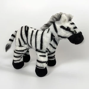 Webkinz Ganz Zebra HM163 Striped Plush Beanie Retired NO CODE - Picture 1 of 16