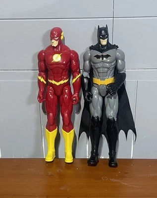 DC Comics 12” Action Figure Flash And Batman Lot - Image 1 of 4