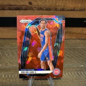 Panini Prizm Ron Holland II 2024-25 RC Cracked Red Ice Prizm #269 - Imagen 1 de 2