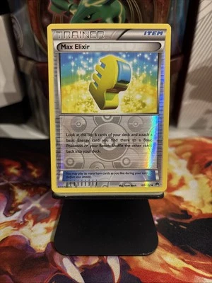 Pokemon - Max Elixir - 102/122 - Uncommon - Reverse Holo - XY - BREAKPoint - LP - Image 1 of 2