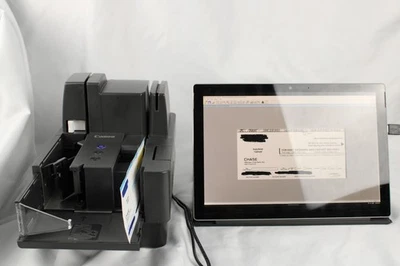 Canon ImageFORMULA CR-150 Checks & ID Scanner w/ AC Adapter Tested Works - Image 1 of 4