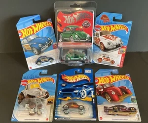 Hot Wheels VW Bug Mixed Lot of 6 - Rlc Volkswagen Kawa-Bug-A - Baja Bug - Beetle - Picture 1 of 22
