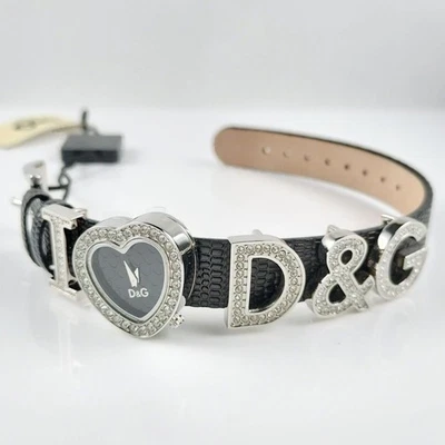 Reloj Dolce & Gabbana Corazón Logo, Negro Plata, Para Mujer Foto 1 de 4