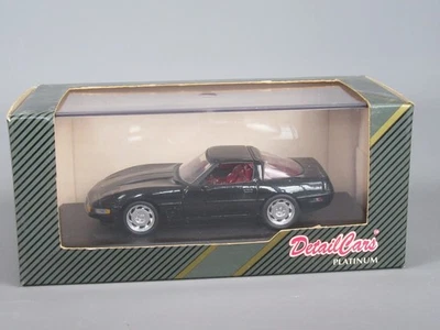 D821 Detail Cars Arte 216 Chevrolet Corvette ZR1 1993 Coupé Nera 1:43 + Scatola - Immagine 1 di 4