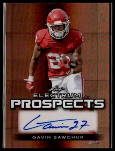 2024 Leaf Electrum - Prospects Auto Bronze #PA-GS1 Gavin Sawchuk #/59 - Picture 1 of 2