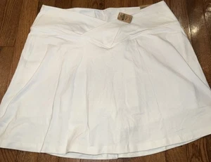 Victoria's Secret Pink Active Cotton High Waist V Crossover Skort weiß Gr. XXL - Bild 1 von 6