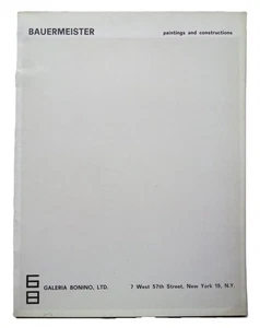 Bauermeister, Mary - Paintings and Constructions - Peter Moore - (1964) - Imagen 1 de 4