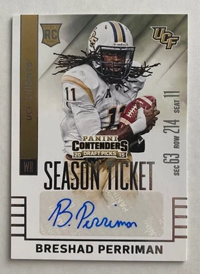 2015 Panini Contenders Draft Picks Breshad Perriman #117 Rookie Auto RC - Image 1 of 2