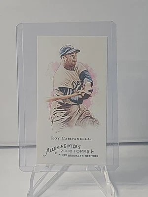 2008 ROY CAMPANELLA ALLEN & GINTER'S ICONS MINI CARD. BROOKLYN DODGERS. - Image 1 of 2