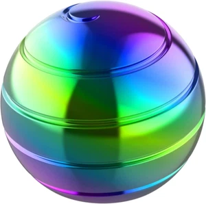 Kinetic Desk Spinnin Toys Ball, Fidget Toy Balls for Office for Adults, Optical - Picture 1 of 12