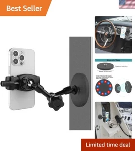 Sturdy Magnetic Phone Holder for Motor Vehicles - Ideal for Boats & Tractors - Picture 1 of 10