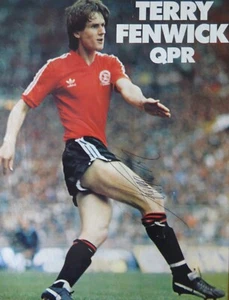 Terry Fenwick (QPR, Crystal Palace, Spurs & England) signed magazine photo - Picture 1 of 1