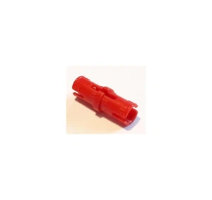 Lego - Red Technic - Axle 1L with Pin 2L with Friction Ridges - Picture 1 of 1