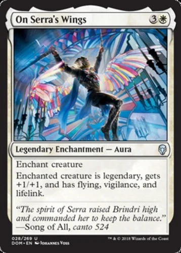 x4 On Serra's Wings MTG Dominaria U M/NM, English - Image 1 of 1