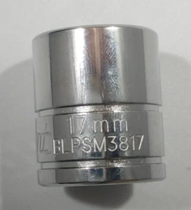 BLUE POINT BLPSM3817, 3/8" DRIVE, 17MM. SOCKET, SHALLOW, 6 POINT. - Picture 1 of 12