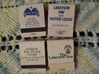 4+Matchbooks%2F2+Styles--LAKEVIEW+INN%2FMOTOR+LODGE+WOLFEBORO+NH+EAGLE+New+Hampshire