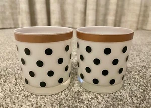 Yankee Candle Jackson Frost Dots Votive Holder x 2 - Picture 1 of 4