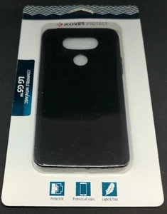Coque antichoc en silicone pour téléphone iCover Protect LG G5 transparente/noir - Photo 1 sur 6