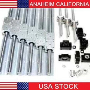 Kit router CNC 1 piede 12 mm guide e viti a sfera XYZ da viaggio 12"" x 12"" x 10" inc - Foto 1 di 1