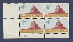 USA - Scott 1191 - MNH - LL plate block - #27114 - New Mexico - 1962 --b - Picture 1 of 1